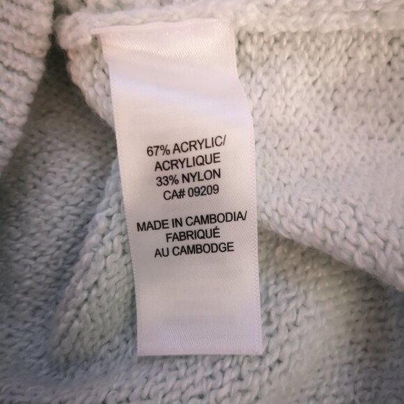 2/$30.00 - Cleo Ladies Size XS Cowl Neck Mint Green Lightweight Tunic/Sweater - Picture 4 of 8